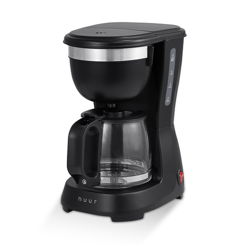 CAFETERA BÁSICA PARA 4 TAZAS CON JARRA DE VIDRIO DE 600ml
