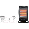 CALEFACTOR TRAVEL AIRE MOD. TAE1200QX ELECT 3 NIV