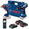 Combo 18V Atornillador Y Llave Impácto + Medidor 20M Bosch