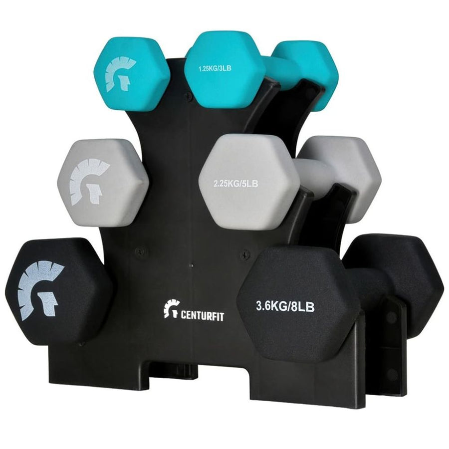 Set 6 Pesas Hexagonales 1 2 Y 3 Kg Centurfit