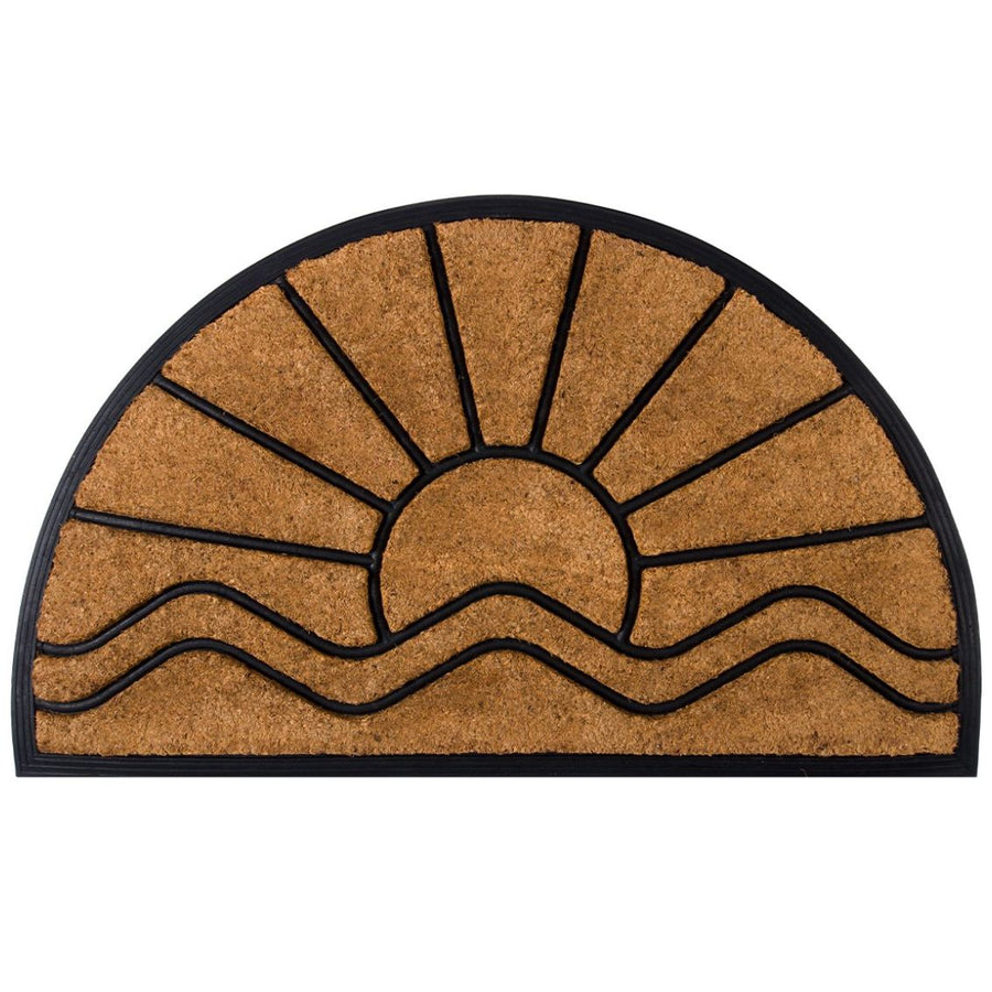 Tapete Entrada Abadi Medialuna 75X45 Cm Beige
